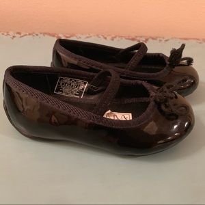 NWOT toddler girls size 5 Ralph Lauren black shoes